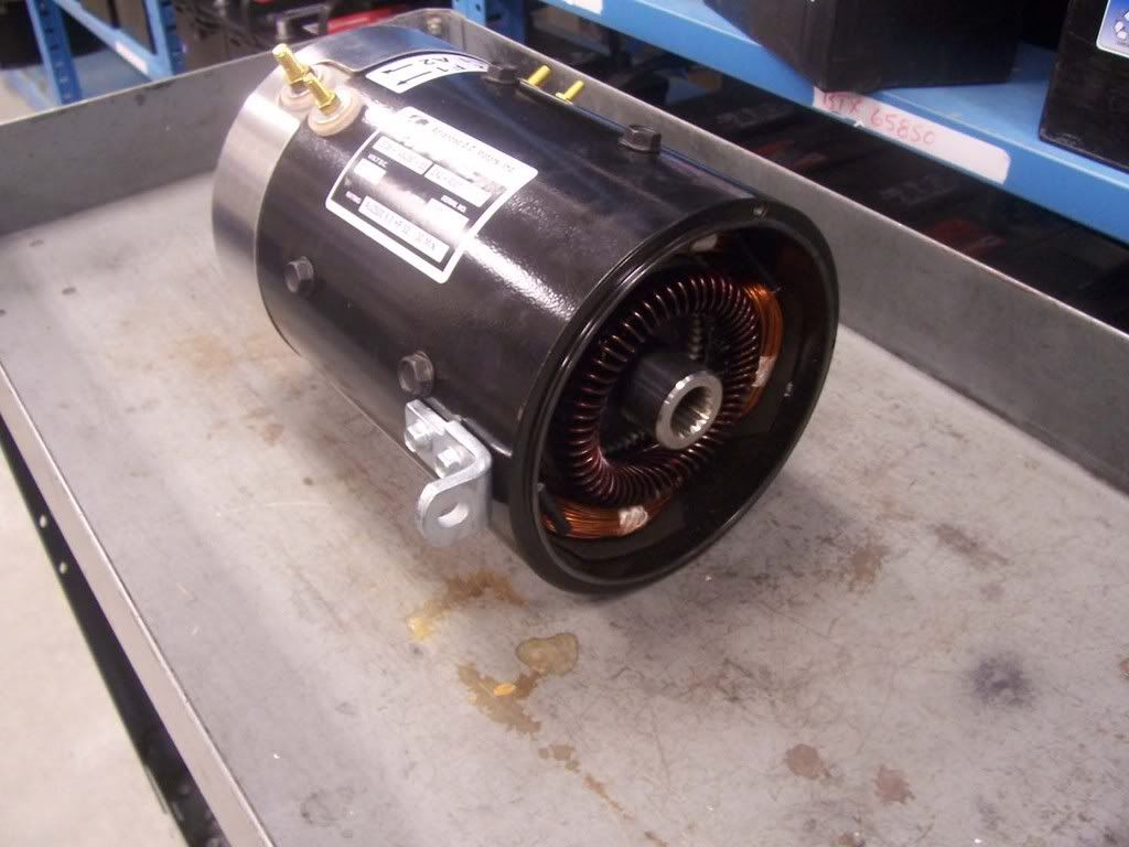 20 hp electric golf cart motor test